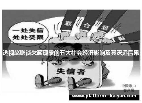 透视赵鹏谈欠薪现象的五大社会经济影响及其深远后果